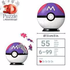 Puzzle 3D Ball 54 p - Master Ball / Pokémon - Image 5 - Cliquer pour agrandir