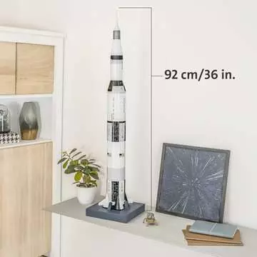 Puzzle 3D Fusée spatiale Saturne V / NASA Puzzle 3D;Puzzles 3D Objets iconiques - Image 7 - Ravensburger