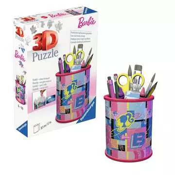 Puzzle 3D Pot à crayons - Barbie Puzzle 3D;Puzzles 3D Objets à fonction - Image 3 - Ravensburger