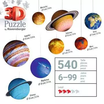 Puzzle 3D Système solaire Puzzle 3D;Puzzles 3D Ronds - Image 13 - Ravensburger