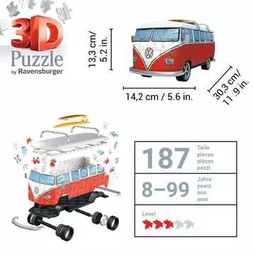 Puzzle 3D Combi T1 Volkswagen Puzzle 3D;Puzzles 3D Objets iconiques - Image 7 - Ravensburger