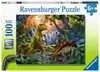 Puzzle 100 p XXL - L oasis des dinosaures Puzzle;Puzzle enfant - Ravensburger