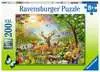 Puzzle 200 p XXL - Famille de cerfs et autres animaux Puzzle;Puzzle enfant - Ravensburger
