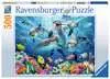 Puzzle 500 p - Dauphins sur le récif de corail Puzzle;Puzzle adulte - Ravensburger