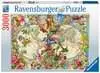 Puzzle 3000 p - Carte de la flore et de la faune Puzzle;Puzzle adulte - Ravensburger