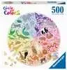 Puzzle rond 500 p - Animaux (Circle of Colors) Puzzle;Puzzle adulte - Ravensburger