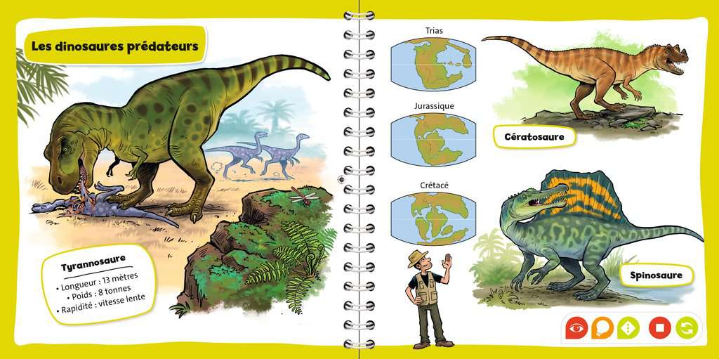 Tiptoi - Destination Savoir : Les Dinosaures - Ravensburger - Livre seul