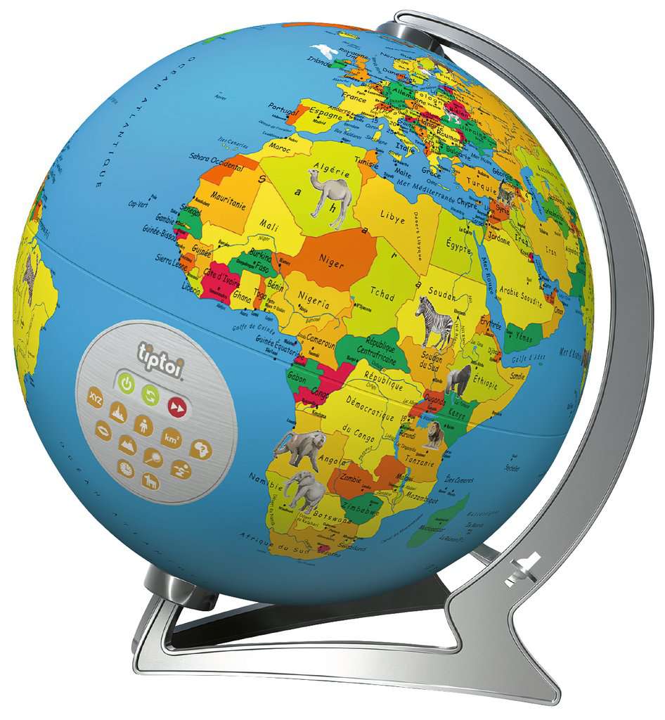 Ravensburger tiptoi® Jeu éducatif Mein interaktiver Junior Globus (Mon  globe interactif Junior) - Worldshop