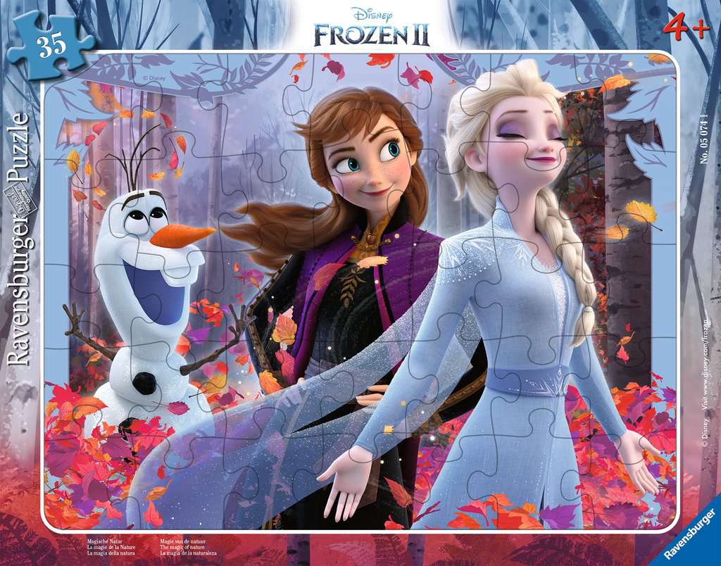 Puzzles 2x24 p - Vers des contrées glacées / Disney La Reine des Neiges 2, Puzzle  enfant, Puzzle, Produits