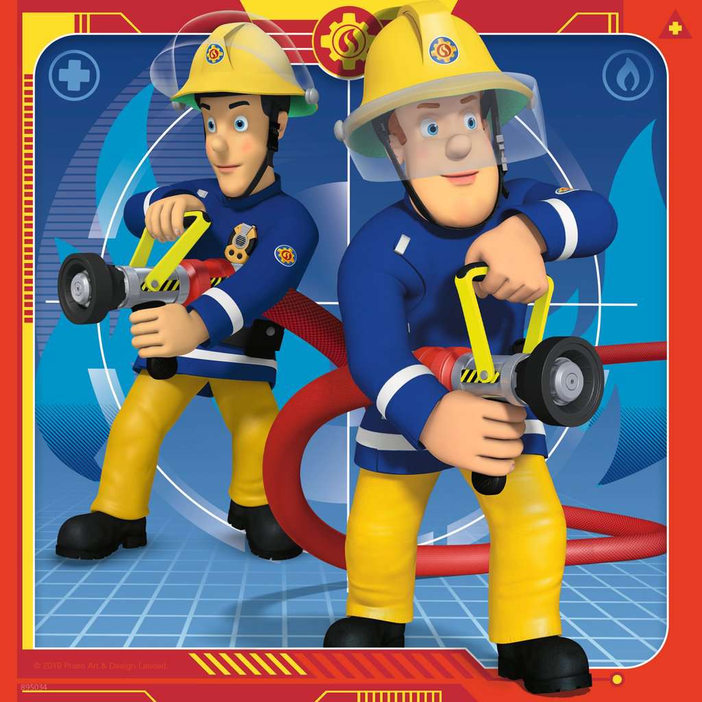 Puzzle 2 x 24 pièces : Sam le pompier : Sam t'aide dans le besoin - Jeux et  jouets Ravensburger - Avenue des Jeux