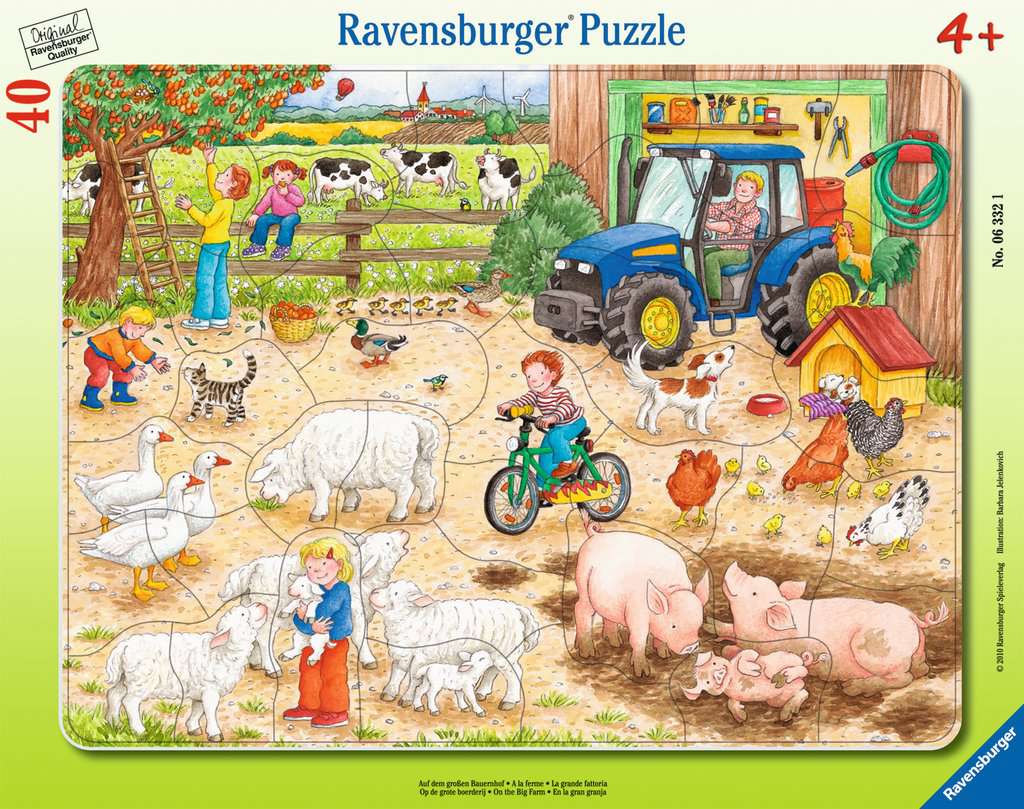 Ravensburger - Puzzle Enfant - Puzzle cadre 30-48 p - Photo de fami