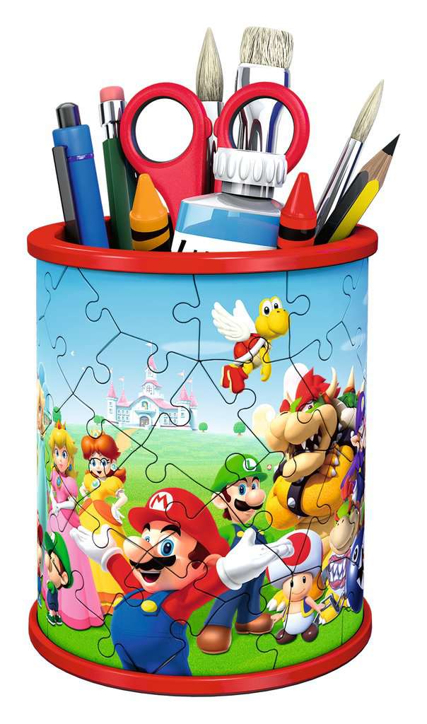 Puzzle 3D Pot à crayons - Super Mario