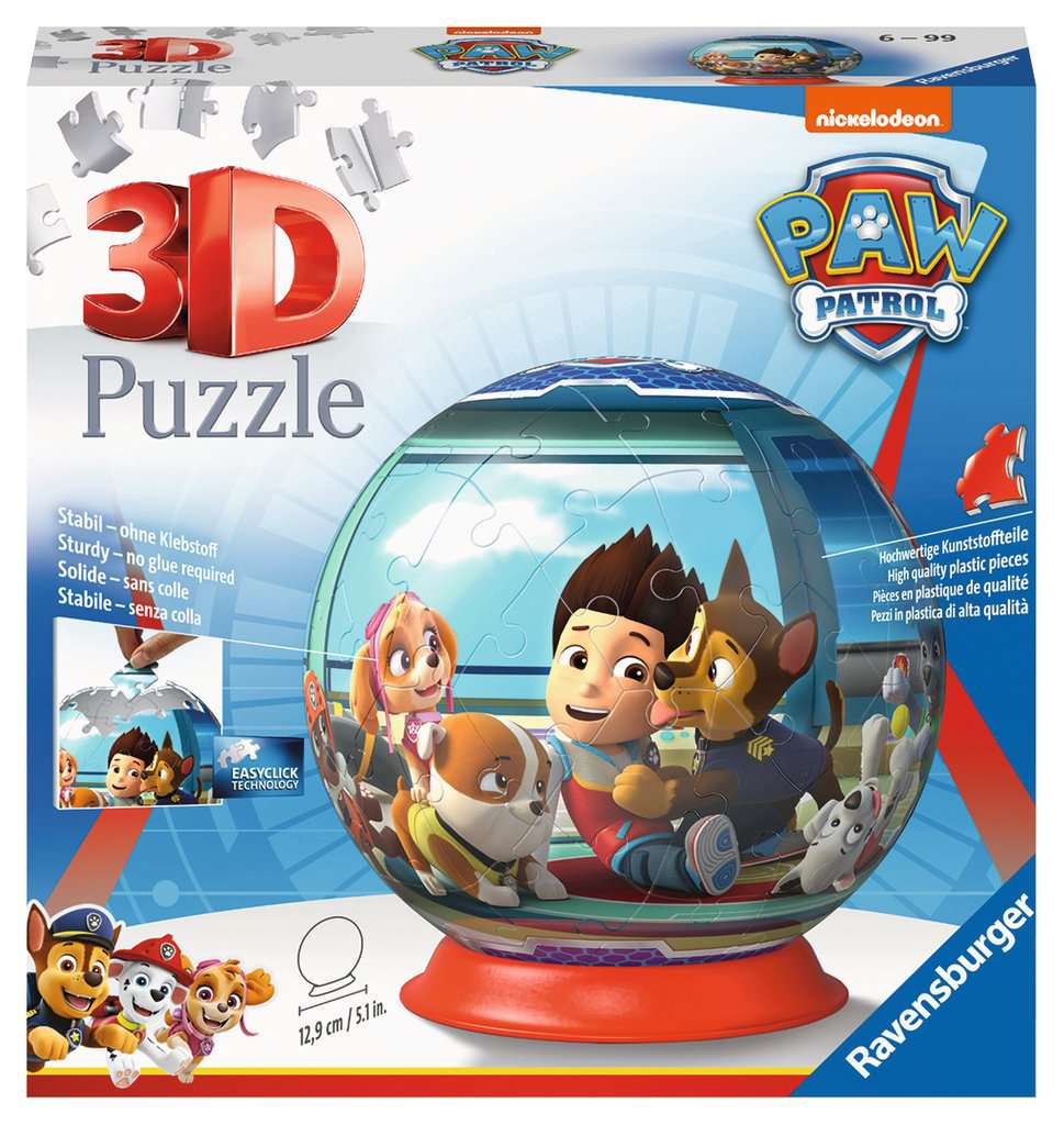 Puzzle 3D rond 72 p - Pat'Patrouille, Puzzles 3D Ronds