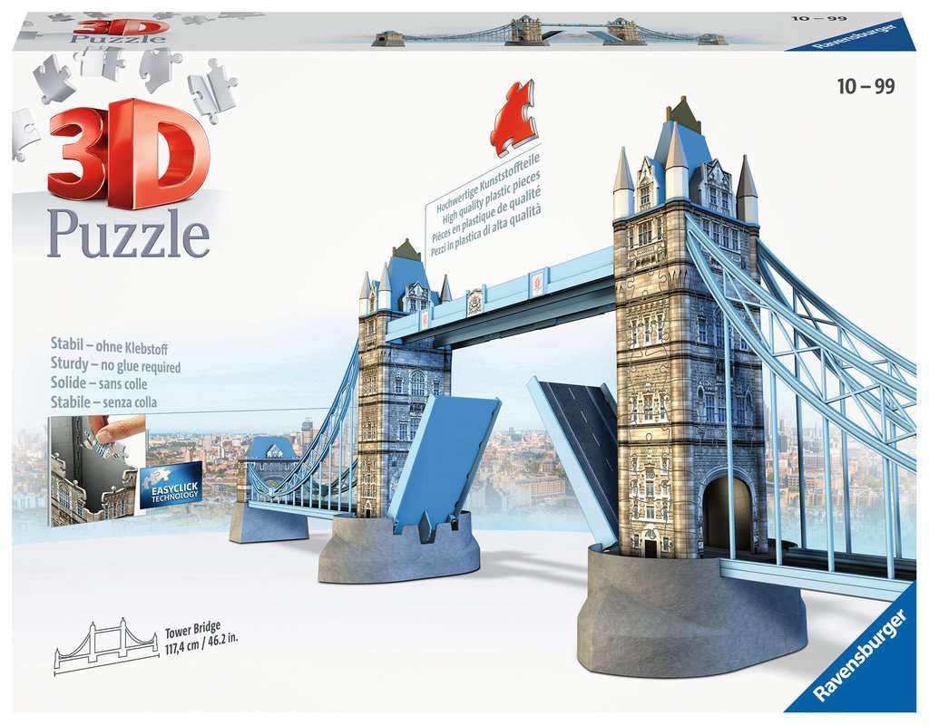 Puzzle 3D Tower Bridge, Puzzles 3D Objets iconiques, Puzzle 3D, Produits