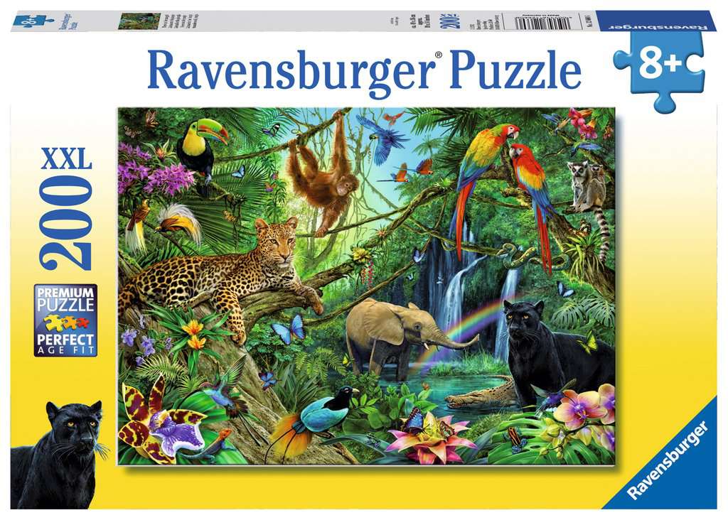 Puzzle 200 p XXL - Animaux de la jungle, Puzzle enfant, Puzzle, Produits