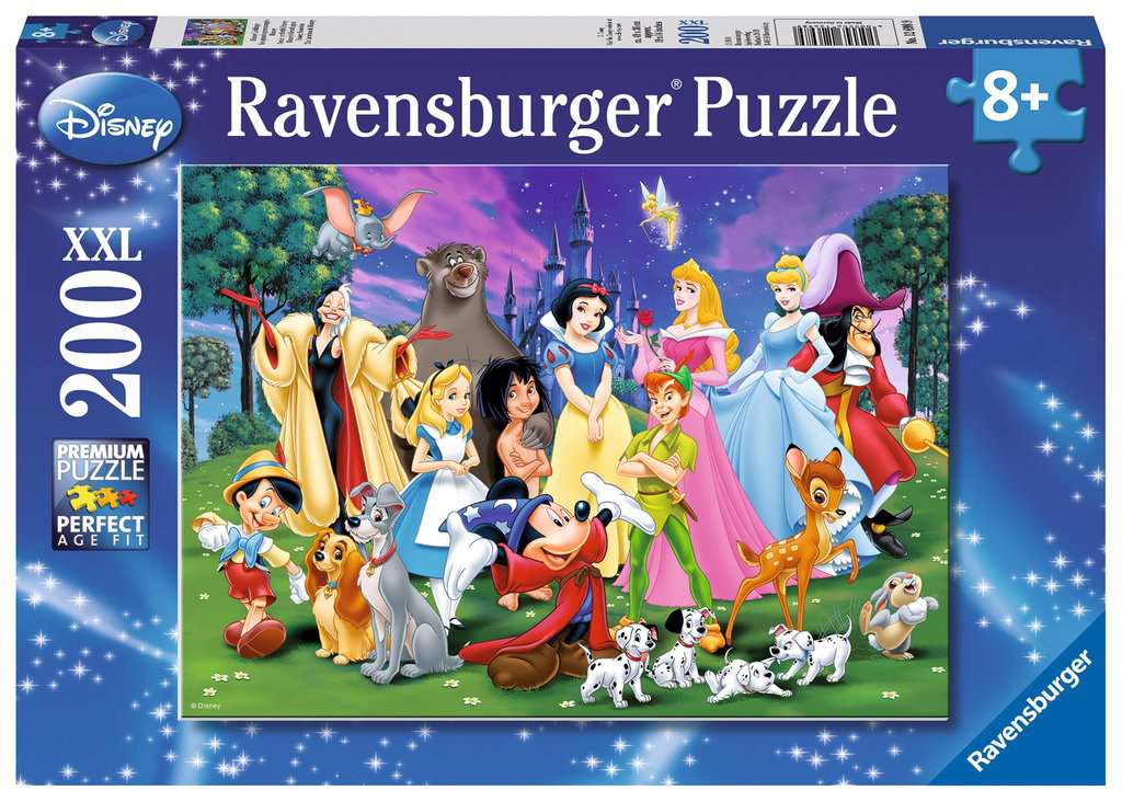 Puzzle 200 p XXL - Les grands personnages Disney