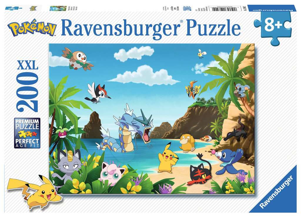 Puzzle 200 p XXL - Attrapez-les tous ! / Pokémon, Puzzle enfant, Puzzle, Produits