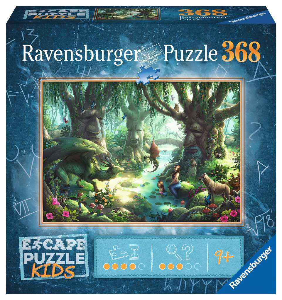 Escape puzzle Kids 368 pièces : La forêt magique