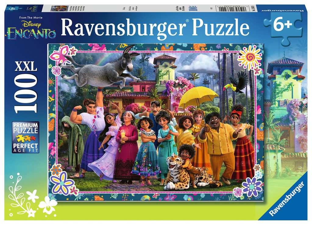 Puzzle 100 p XXL - La famille Madrigal / Disney Encanto, Puzzle enfant, Puzzle, Produits