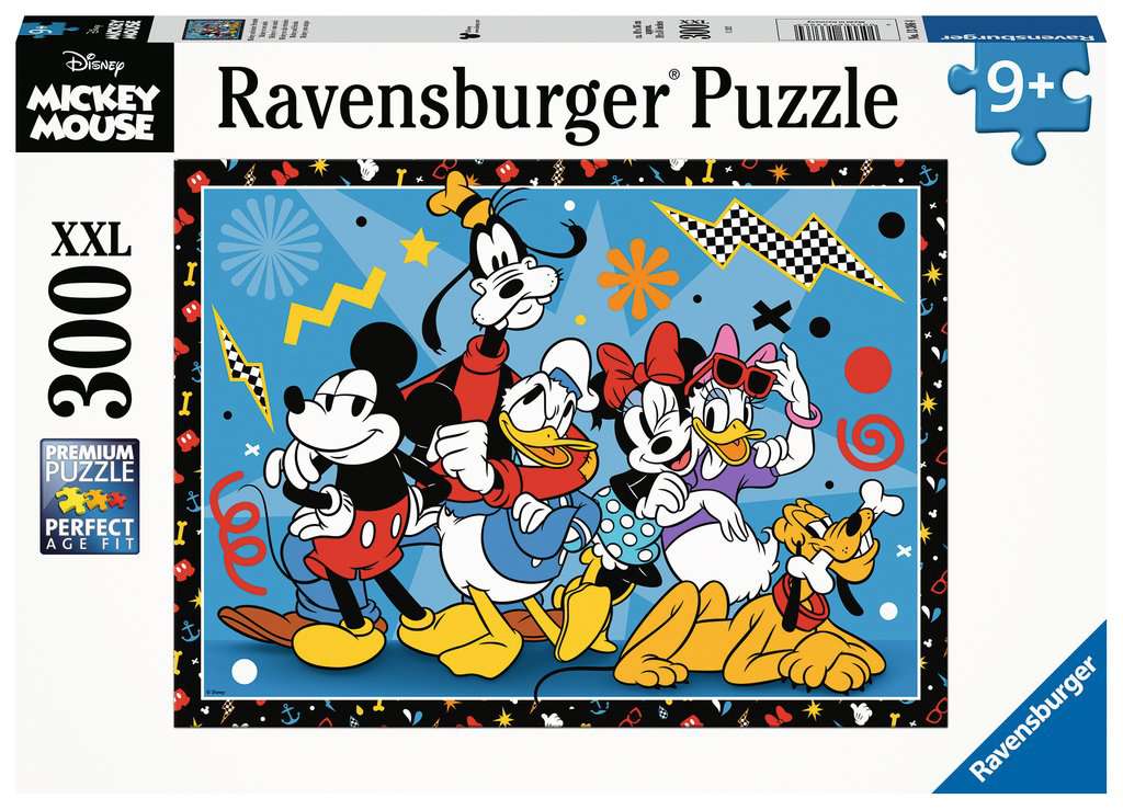 Ravensburger - Puzzle Enfant - Puzzle 300 p XXL - Personnages Disney  populaires - Dès 9 ans - 80536