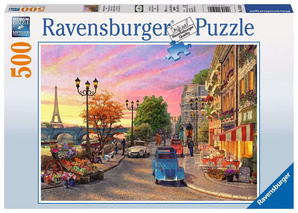 Puzzle 500 p - Promenade à Paris, Puzzle adulte