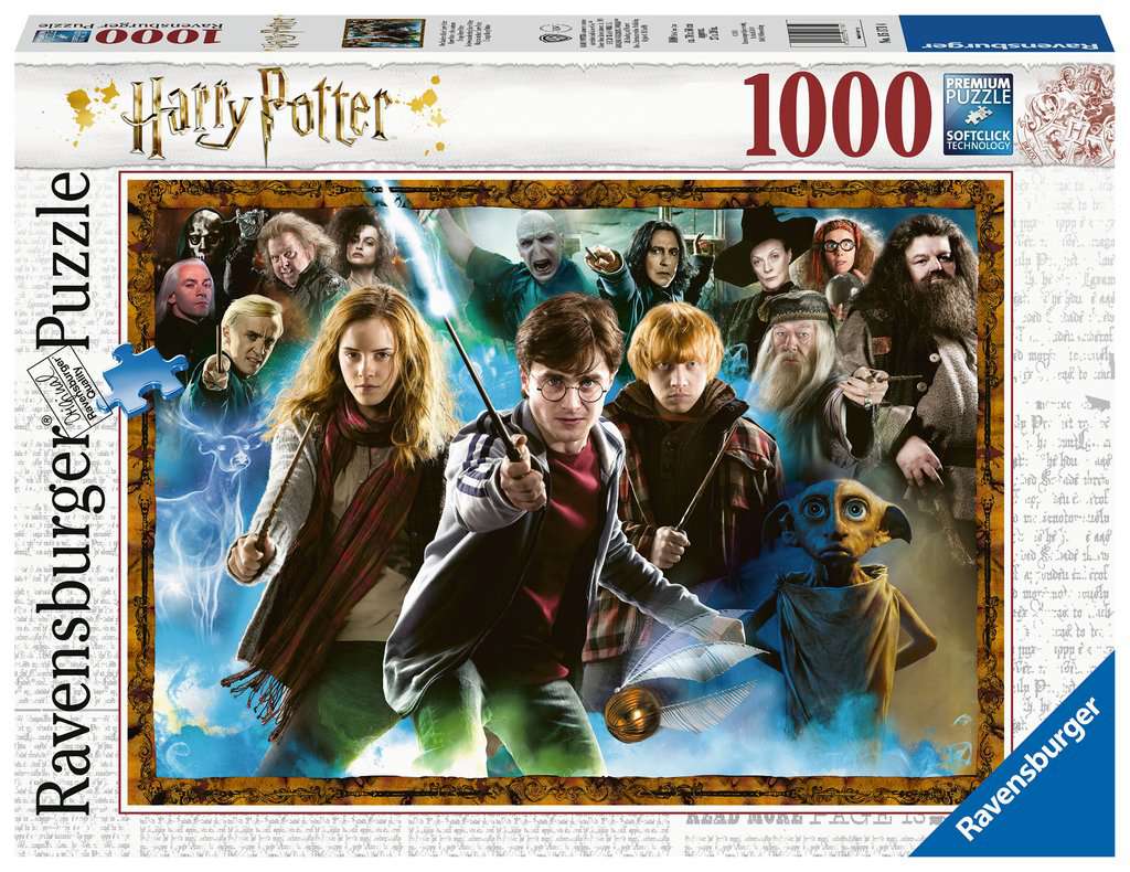 Puzzle 1000 p - Harry Potter et les sorciers, Puzzle adulte, Puzzle, Produits