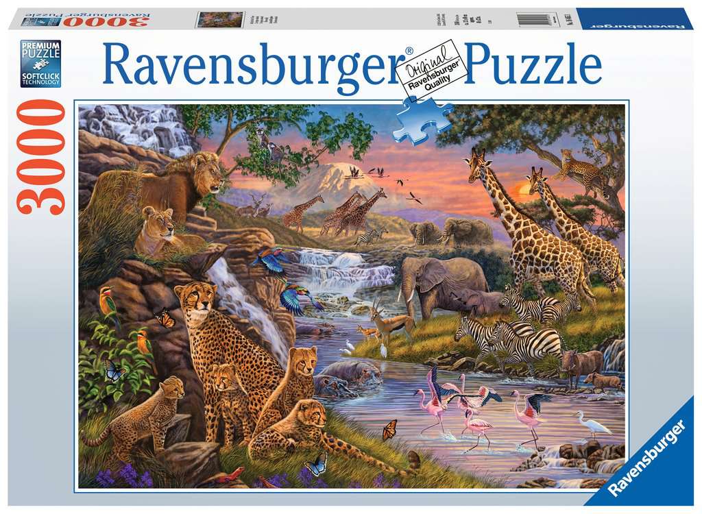 Puzzle 3000 p - Le règne animal, Puzzle adulte, Puzzle, Produits