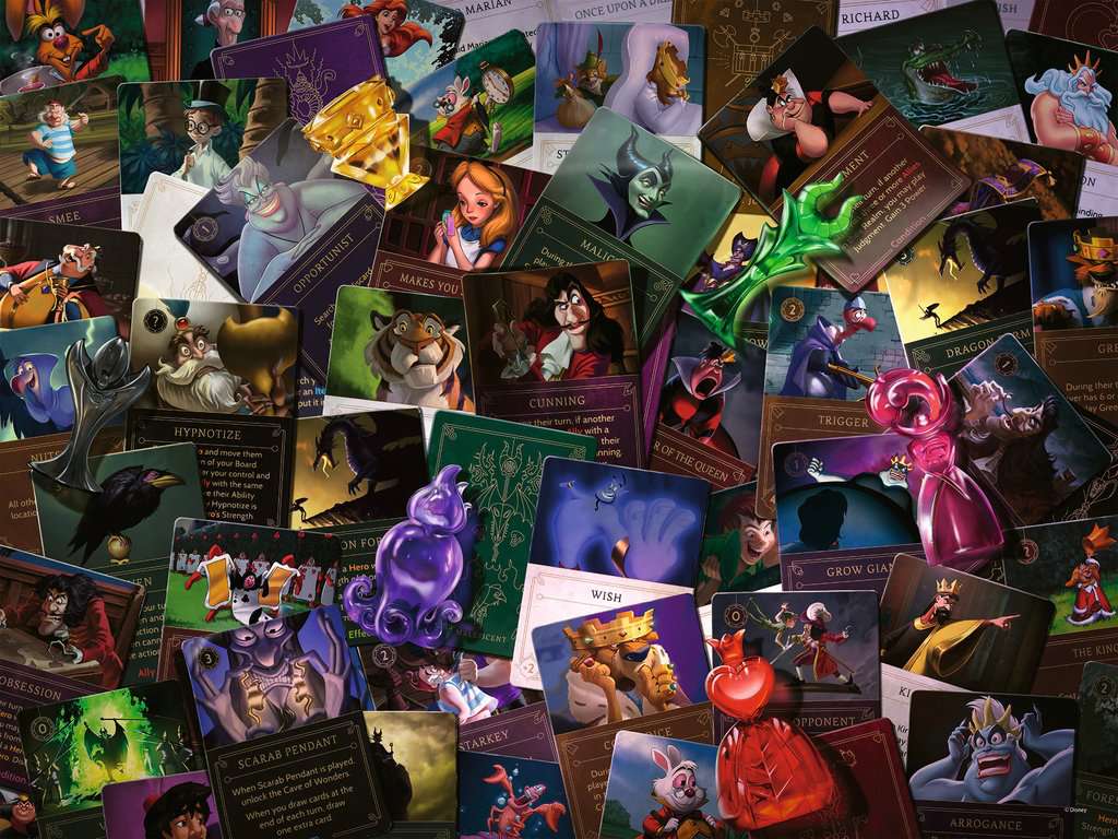 Puzzle 2000 p - Les Méchants Disney (Collection Disney Villainous