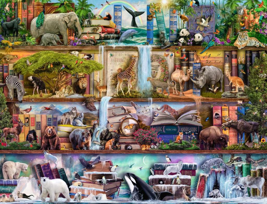 Puzzle 2000 p - Magnifique monde animal / Aimee Stewart
