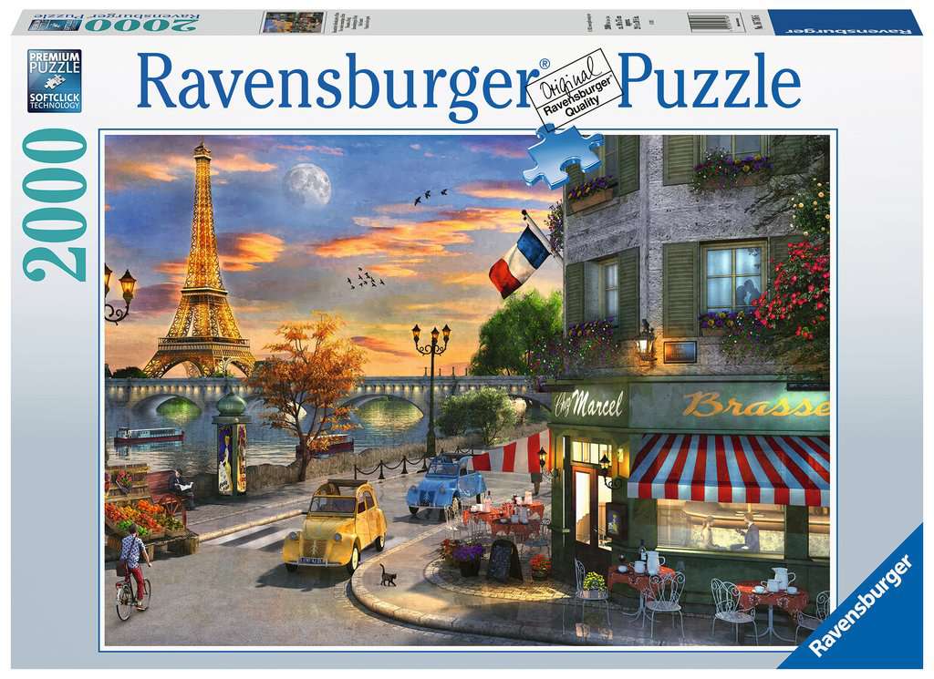 Puzzle 2000 p - Une soirée romantique à Paris