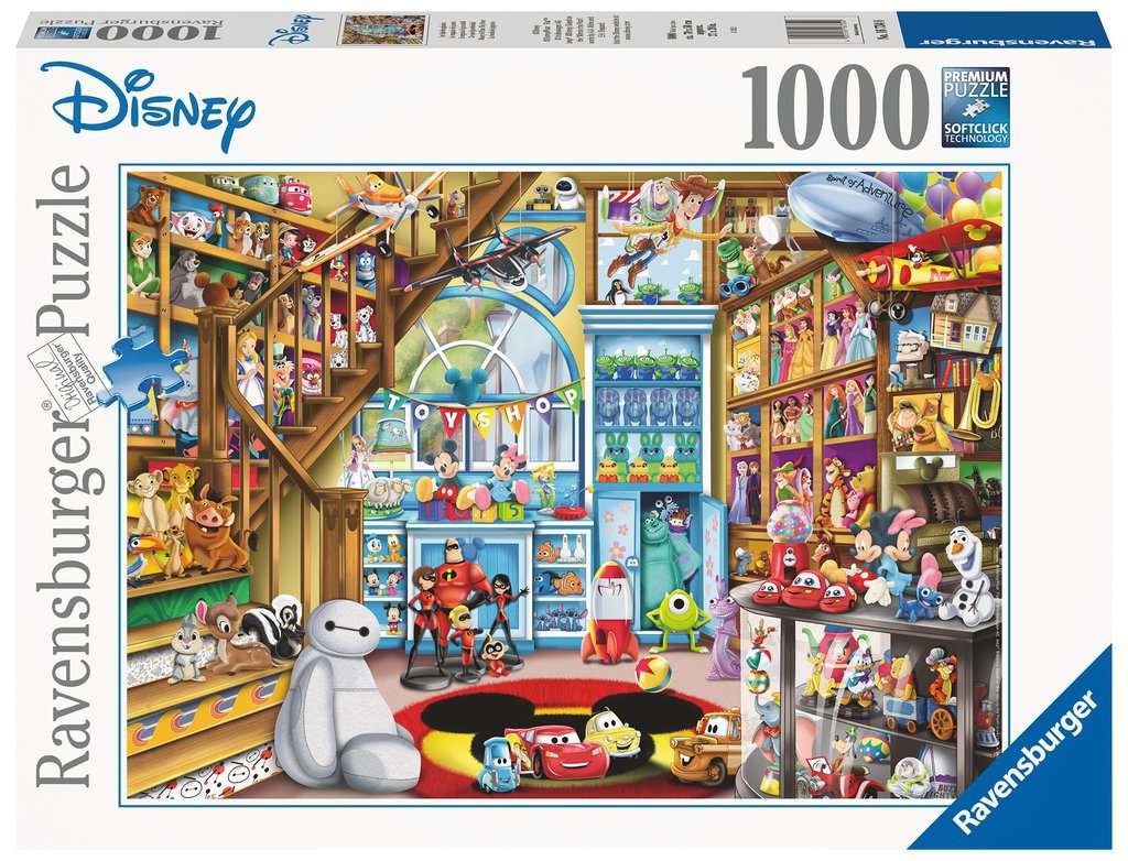 Puzzle 1000 p - Le magasin de jouets / Disney