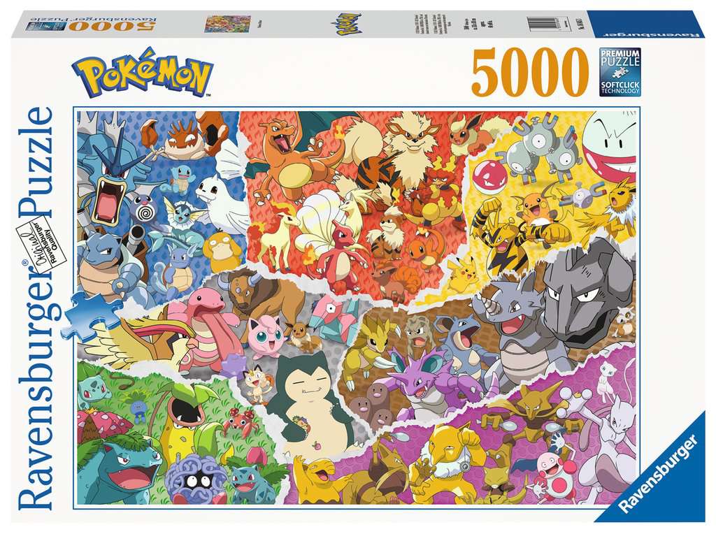 Puzzle 5000 p - Pokémon Allstars, Puzzle adulte