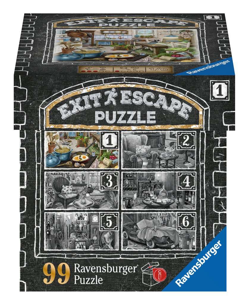 Escape Puzzle 99 p - La cuisine du manoir, Puzzle adulte, Puzzle, Produits