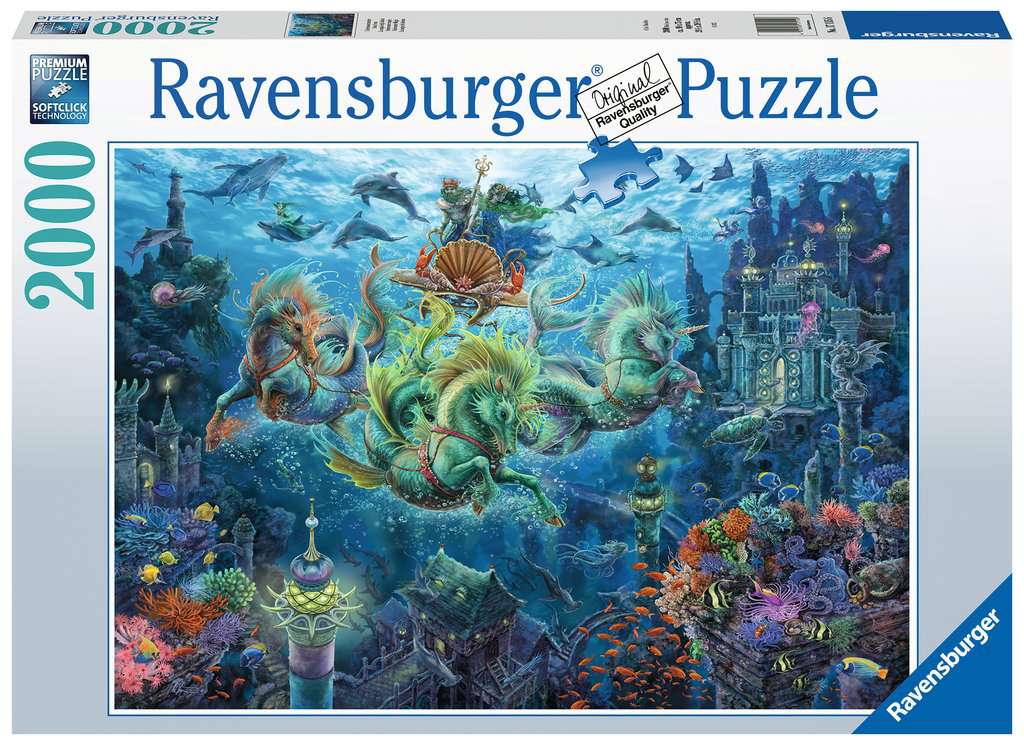 Puzzle 2000 p - Sous l'eau, Puzzle adulte, Puzzle