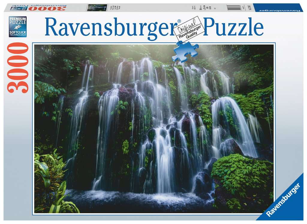 Puzzle 3000 p - Chutes d'eau, Bali, Puzzle adulte, Puzzle, Produits