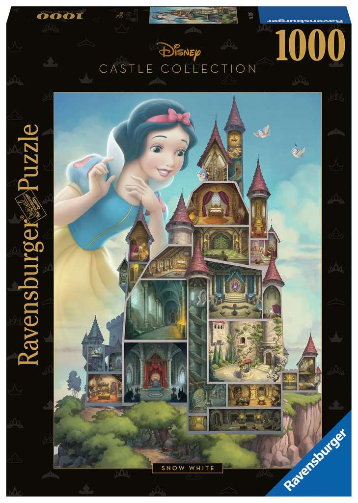 Puzzle 1000 p - Blanche Neige ( Collection Château Disney Princ.), Puzzle  adulte, Puzzle, Produits