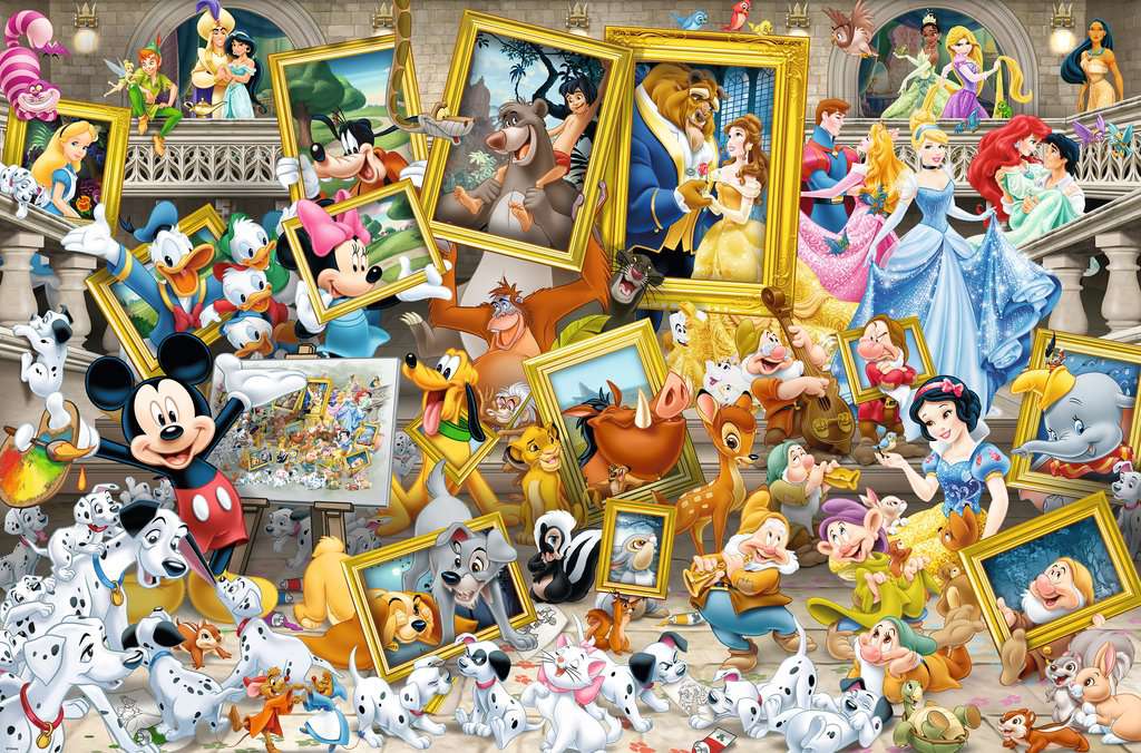 Puzzle 5000 p - Mickey l'artiste / Disney, Puzzle adulte