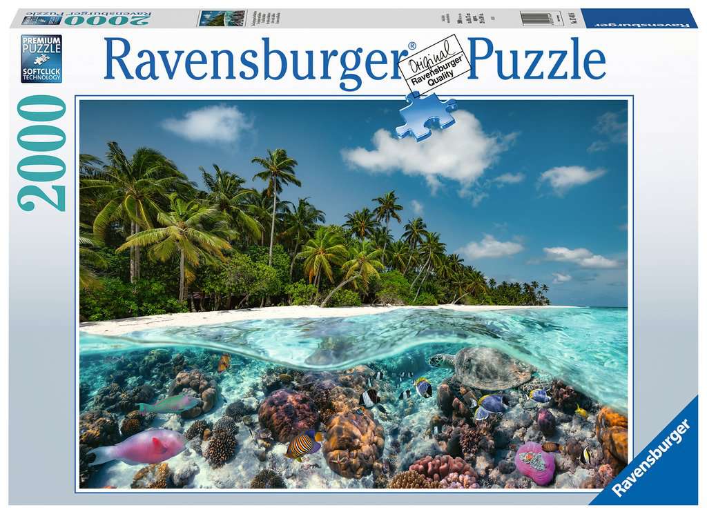 Puzzle 2000 p - Une plongée aux Maldives, Puzzle adulte