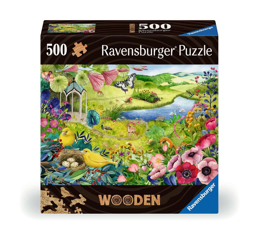Puzzle en bois - Rectangulaire - 500 pcs - Jardin de la nature