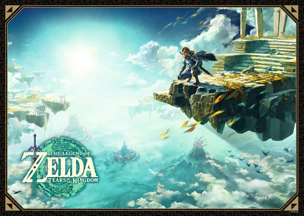 Puzzle 1000 p - The Legend of Zelda, Tears of the Kingdom, Puzzle adulte, Puzzle, Produits