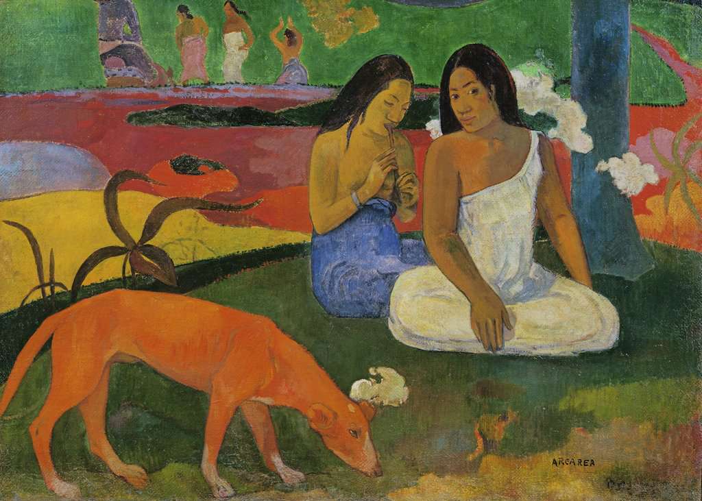 Puzzle Fleurs et bol de fruits de Gauguin