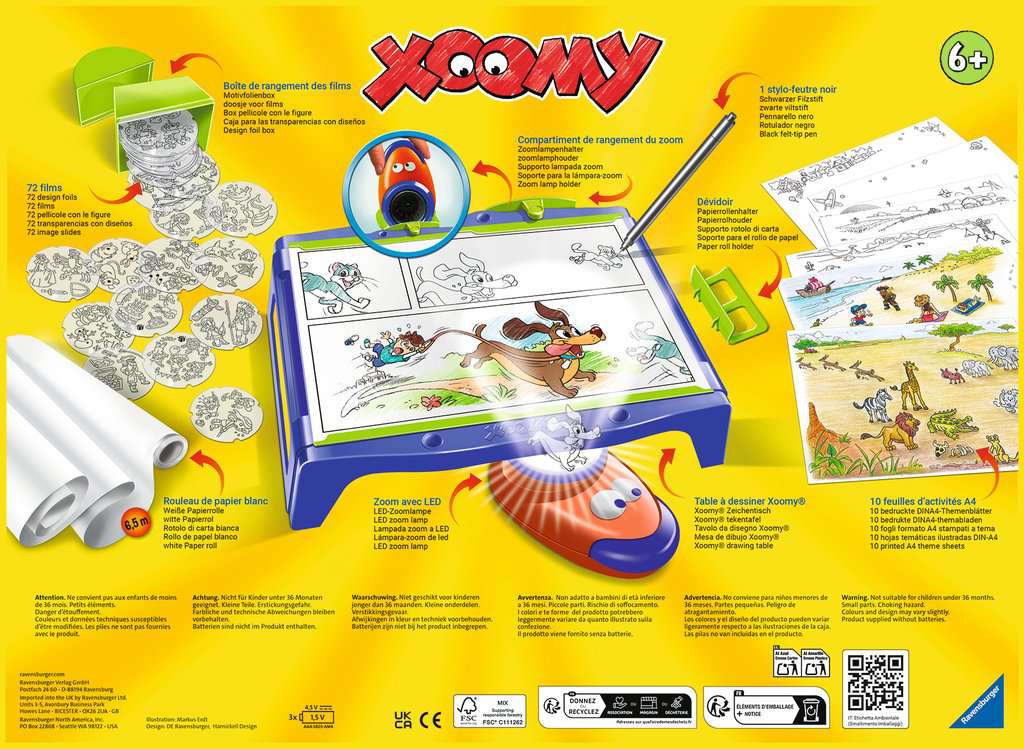 Xoomy® Maxi avec rouleau, Dessin, Loisirs créatifs