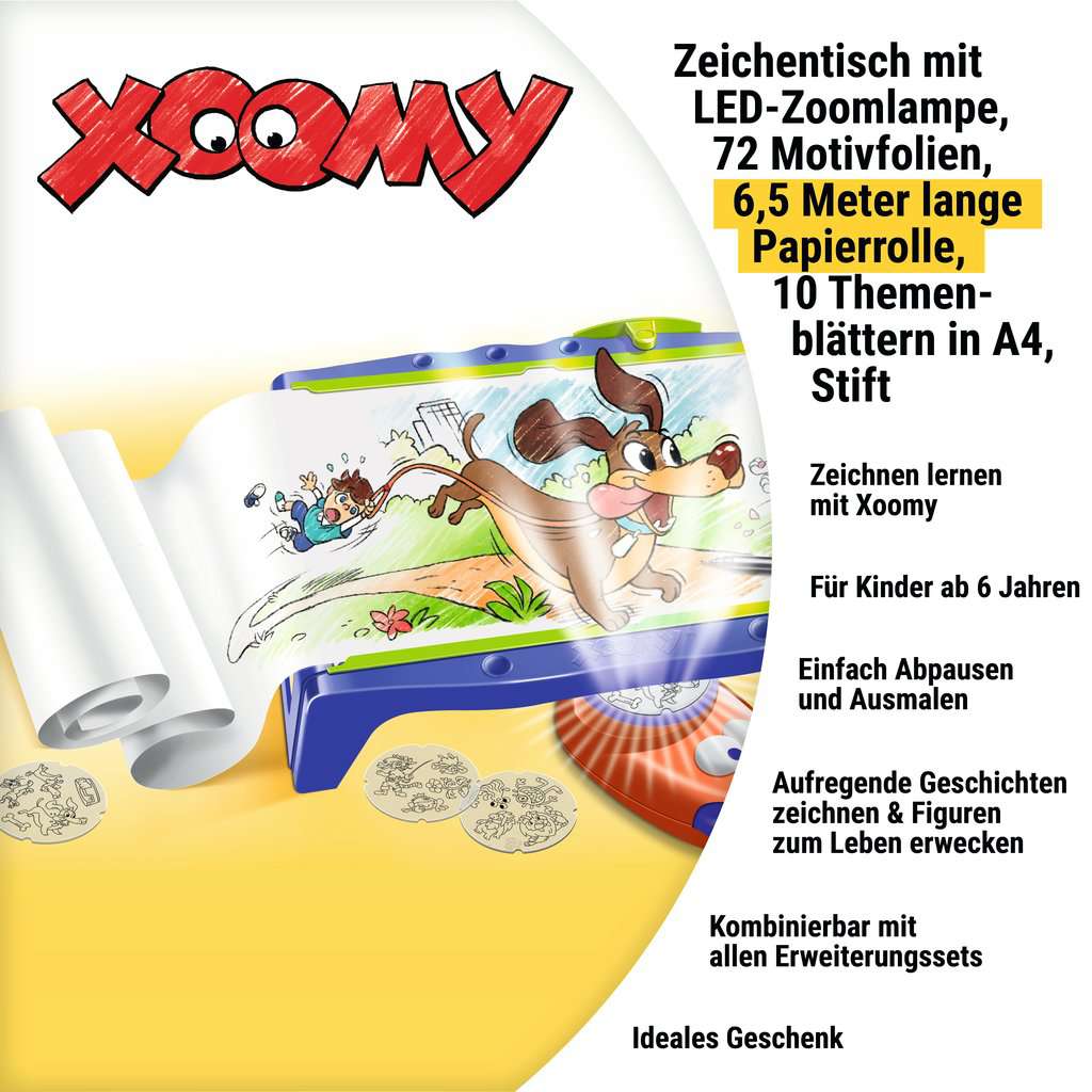 Xoomy maxi avec rouleau, activites creatives et manuelles
