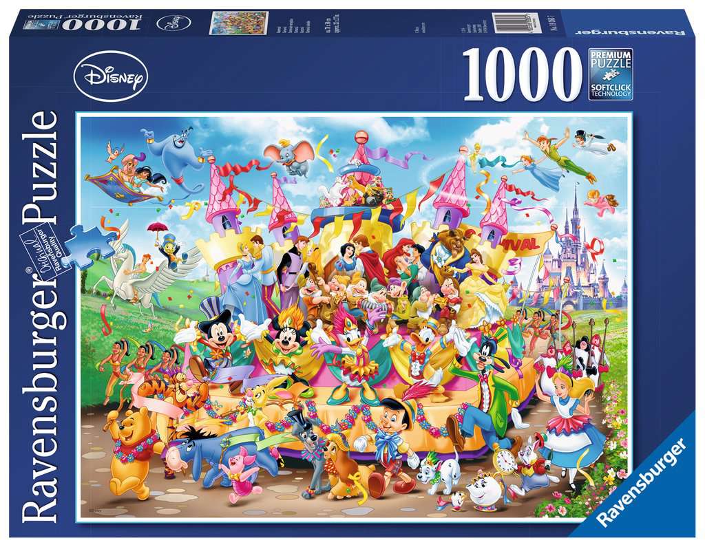 Puzzle 1000 p - Carnaval Disney, Puzzle adulte, Puzzle, Produits