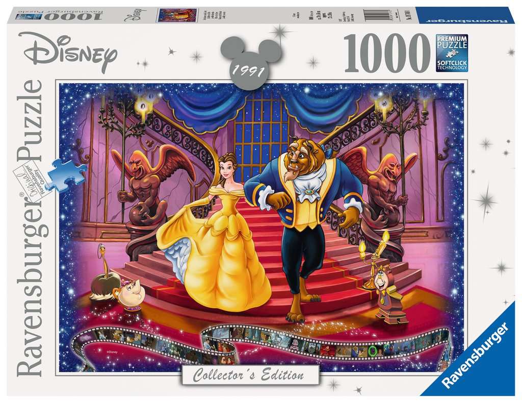 Puzzle 1000 p - La Belle et la Bête (Collection Disney), Puzzle adulte, Puzzle, Produits