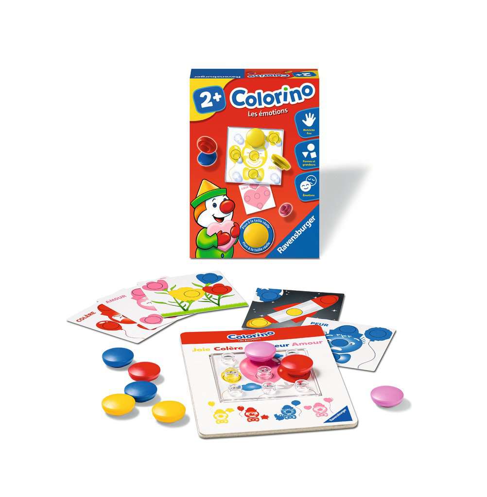 T'choupi colorino - jeu éducatif - apprentissage des couleurs - activités  créatives enfant - ravensburger - des 2 ans - La Poste