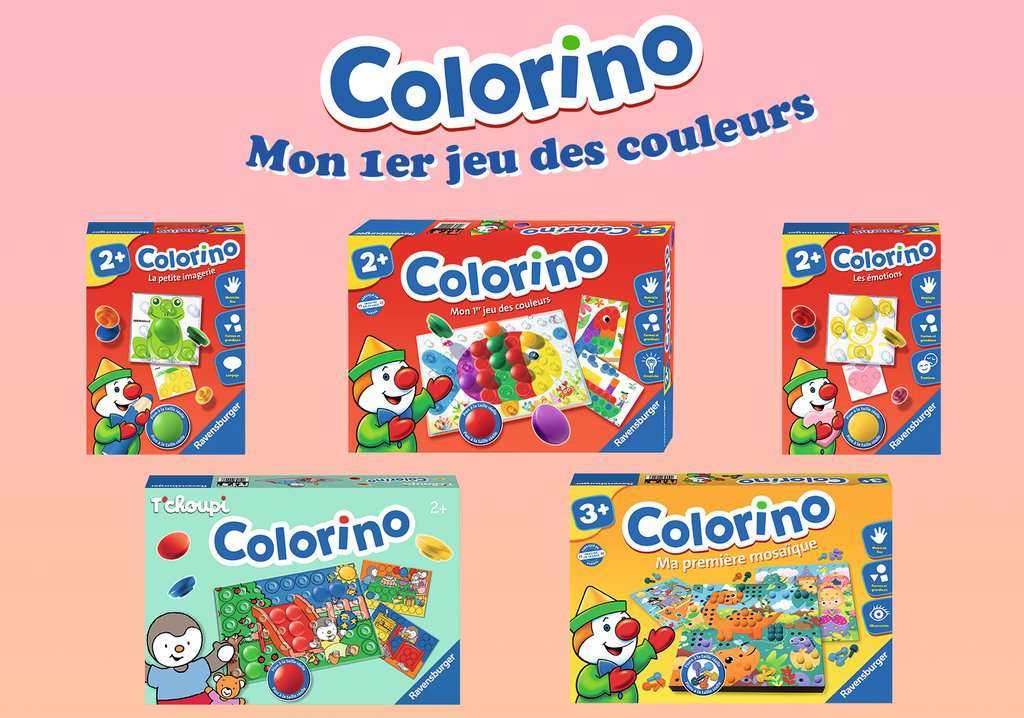 Jeux de couleurs : Colorino et Anneaux Multicolores - Paris, Maman