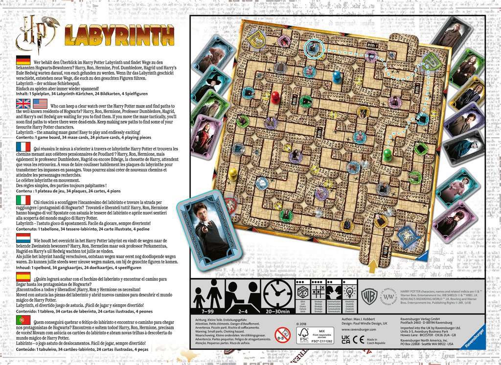 Labyrinthe Harry Potter, Jeux famille, Jeux de société, Produits