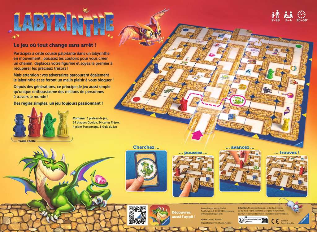Labyrinthe Pokémon, Jeux famille, Jeux de société