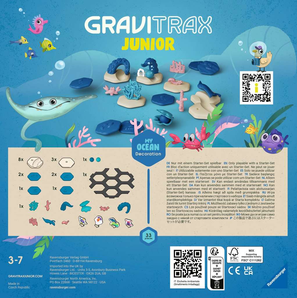 GraviTrax JUNIOR Set d'extension / décoration My Ocean, GraviTrax® sets d' extension, GraviTrax, Produits